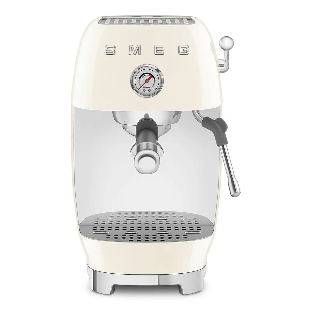 SMEG ECF03CREU Premium Siebträgermaschine creme