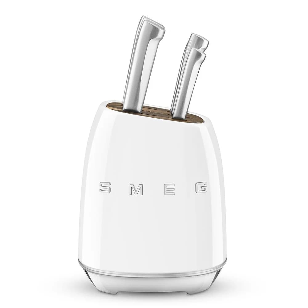 SMEG KBSF02WH Messerblock-Set weiß