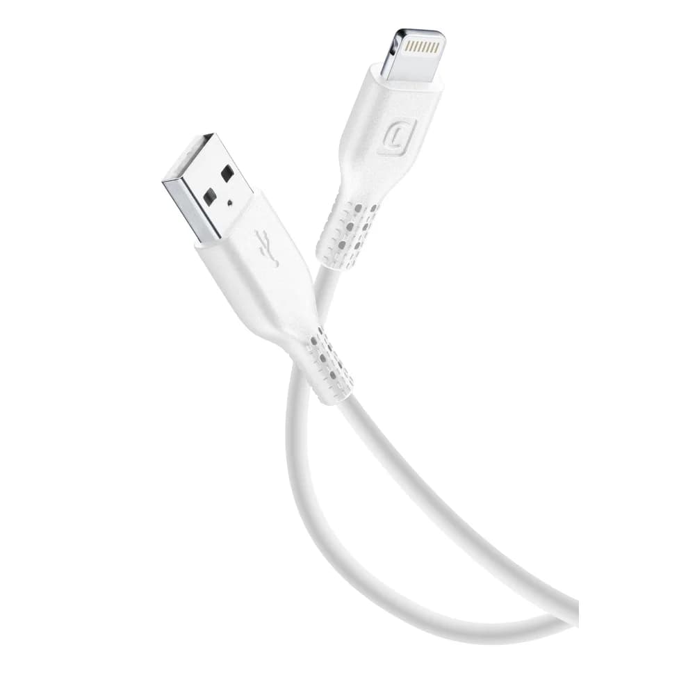 USBDATA06MFIIPHW Ladekabel 0,6m USB A auf Lightning, weiss