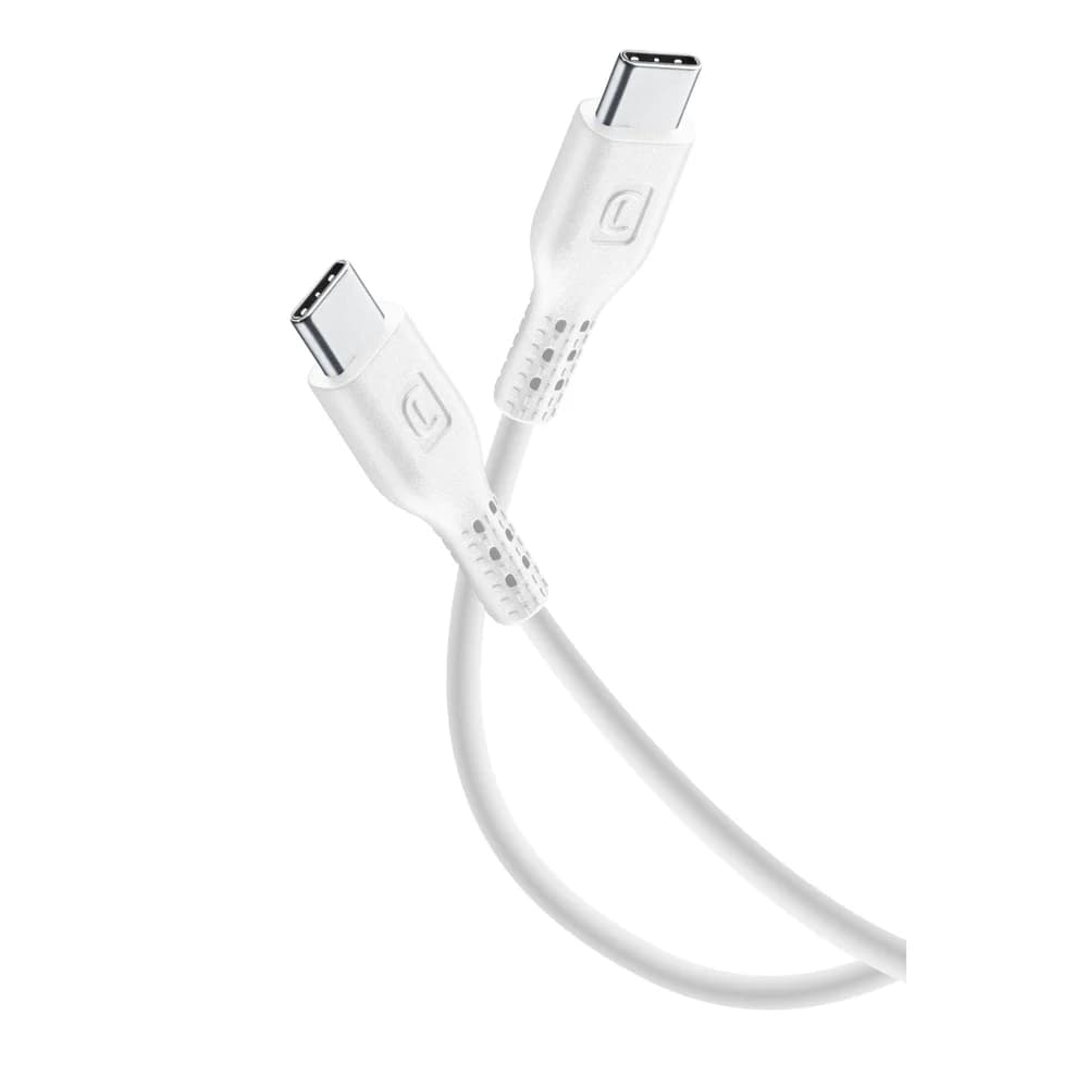 Cellularline USBDATA06USBC2CW USB-C Ladekabel 0,6m weiß USB-Kabel