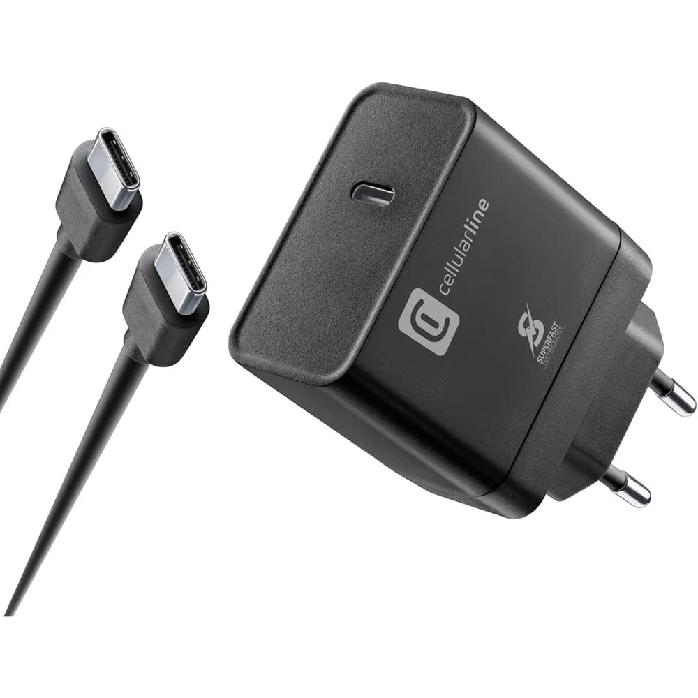 Cellularline Super Fast Charger 45W für Samsung | USB-C Kit