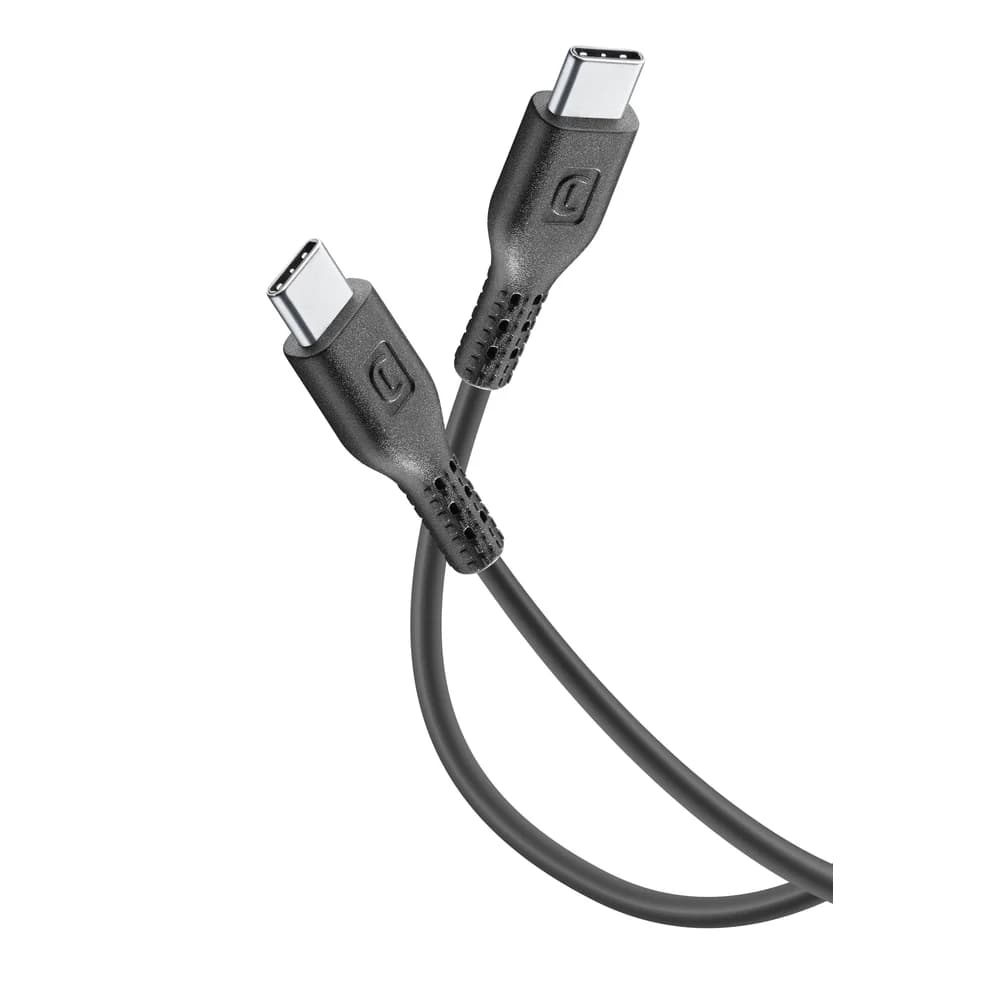 Cellularline 5A Power Data Cable 1,2 m USB Typ-C/ Typ-C Black