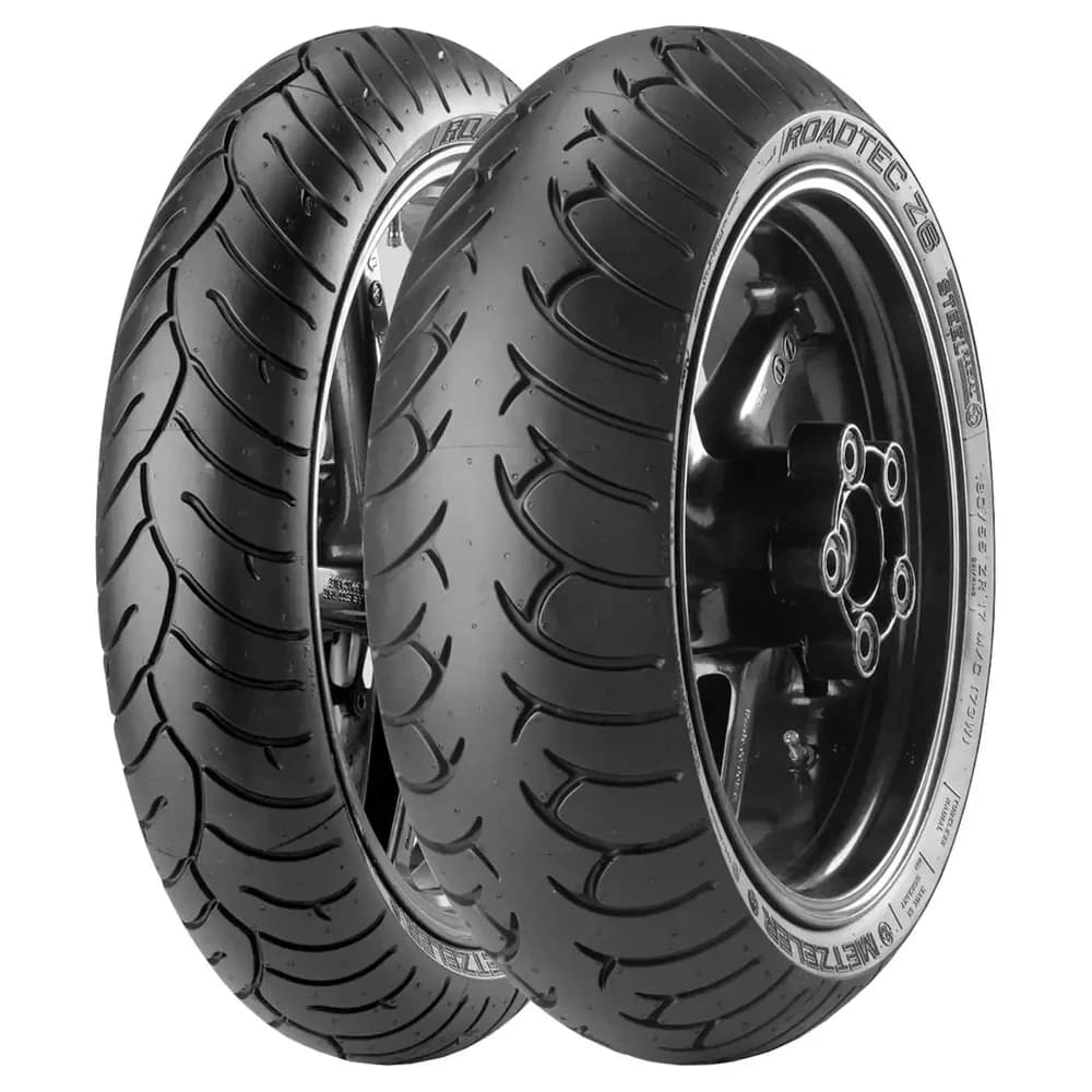Metzeler Motorradreifen Roadtec Z6 ( 180/55 ZR17 TL (73W) Hinterrad, M/C ) - Schwarz