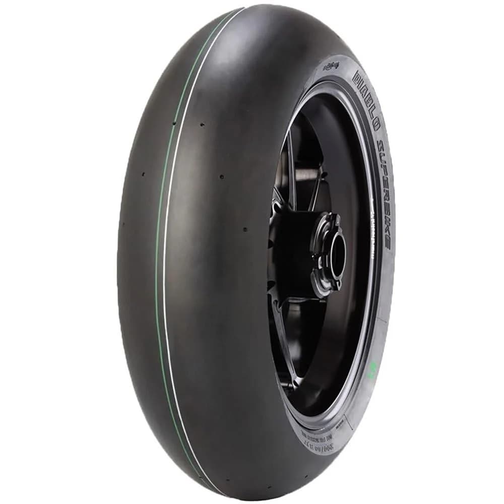Pirelli motorcycle-tyres Diablo Superbike ( 200/60 R17 TL Hinterrad, Mischung SC2, NHS ) - Schwarz