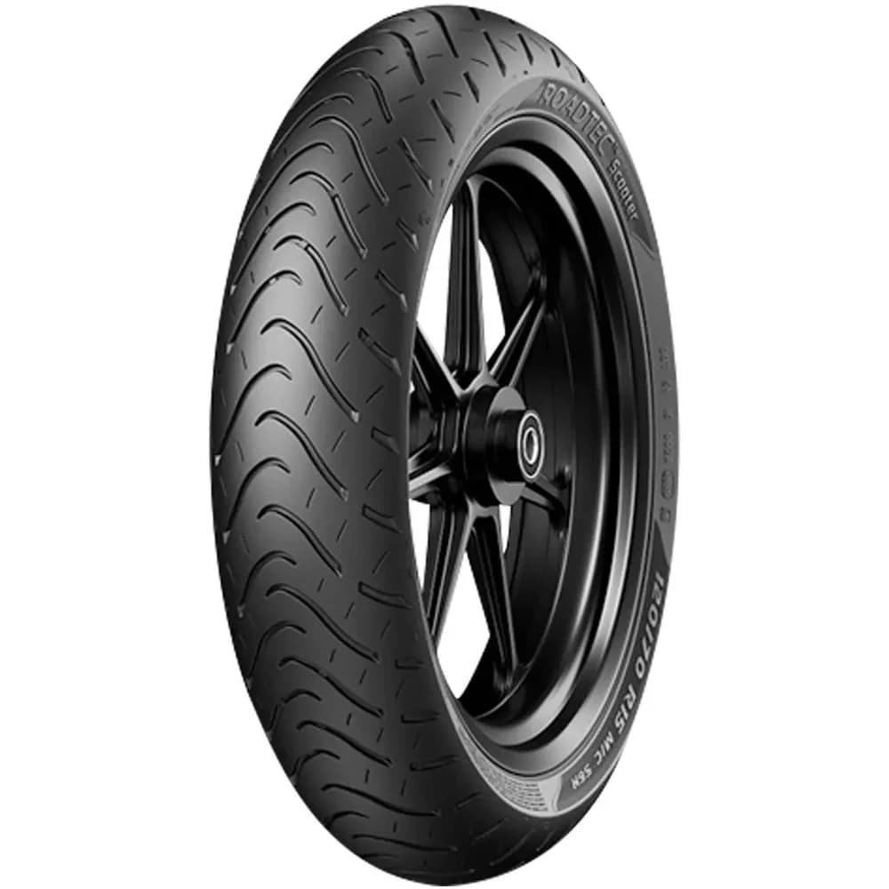 Metzeler Motorradreifen Roadtec Scooter ( 100/80-14 RF TL 54S M/C, Vorderrad ) - Silber