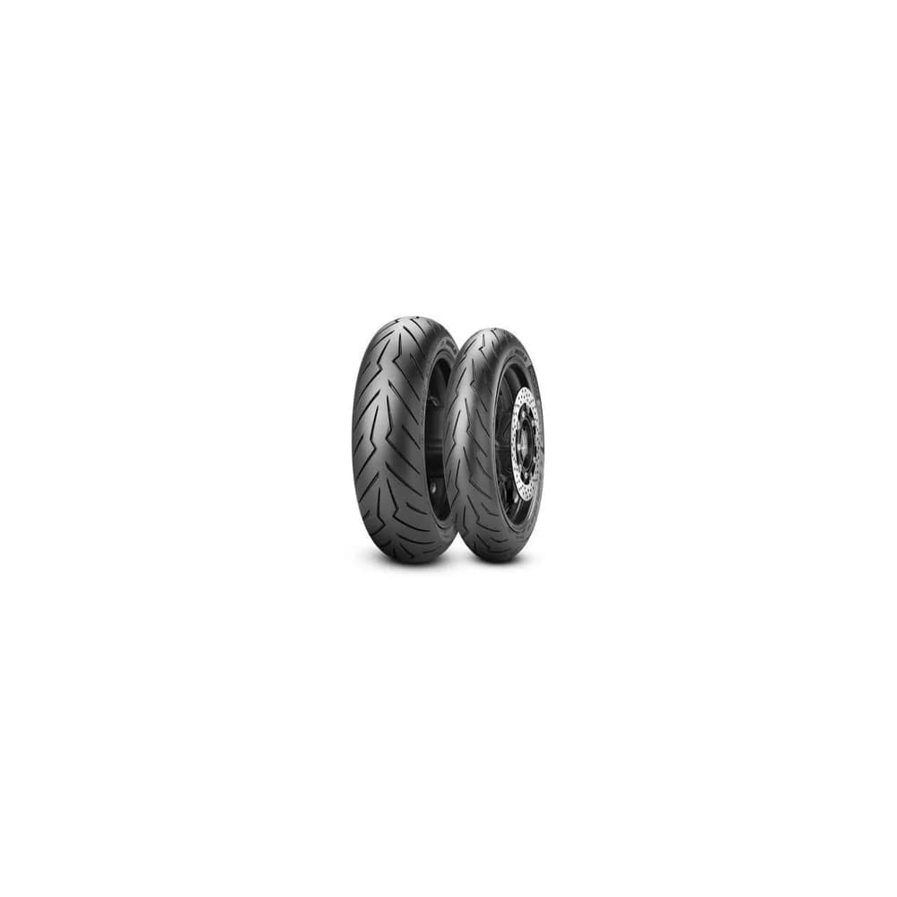 Pirelli motorcycle-tyres Diablo Rosso Scooter ( 100/90-10 TL 56J Vorderrad ) - Schwarz