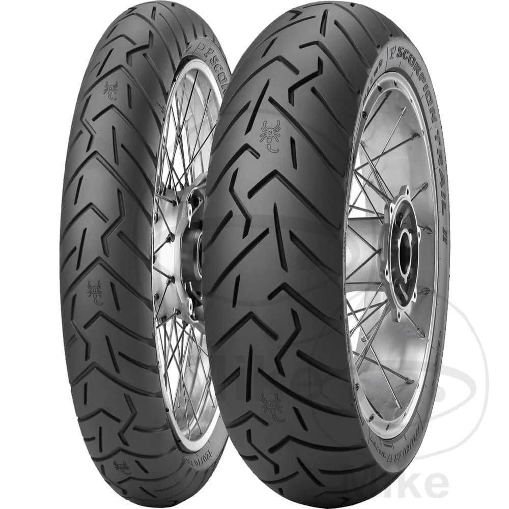 Pirelli Scorpion Trail II 120/70ZR19 TL Motorradreifen DOT 2024, vorn - Silber