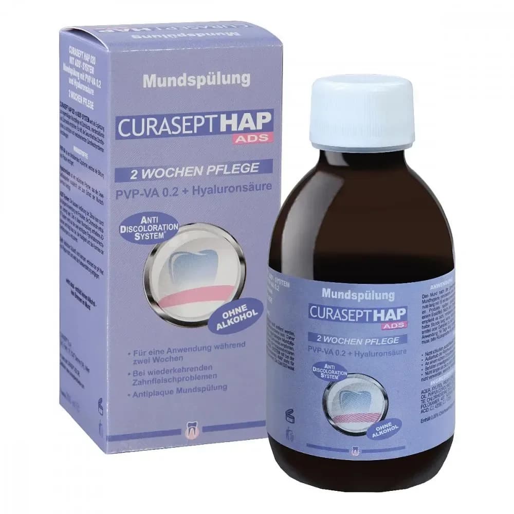 Curasept Hap020 Pvp-va 0,20+Hyaluron Mun 200 ml