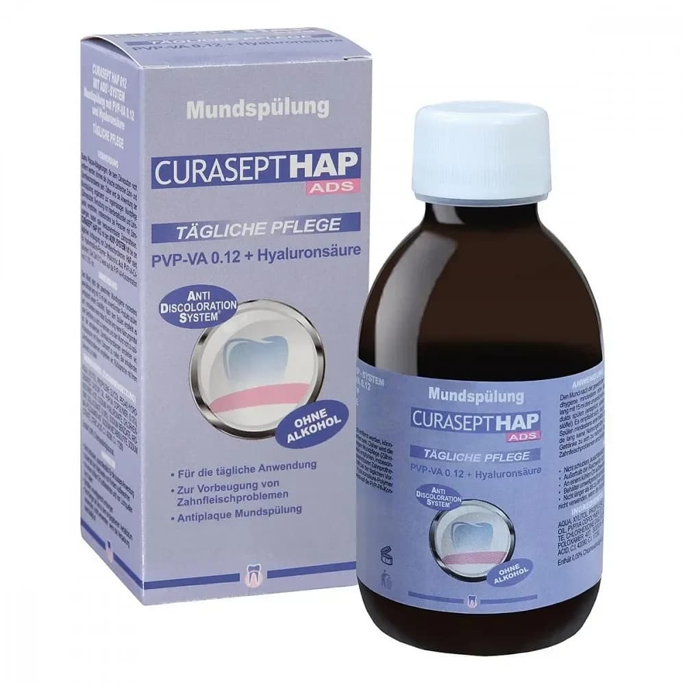 Curasept Hap012 Pvp-va 0,12+Hyaluron Mun 200 ml