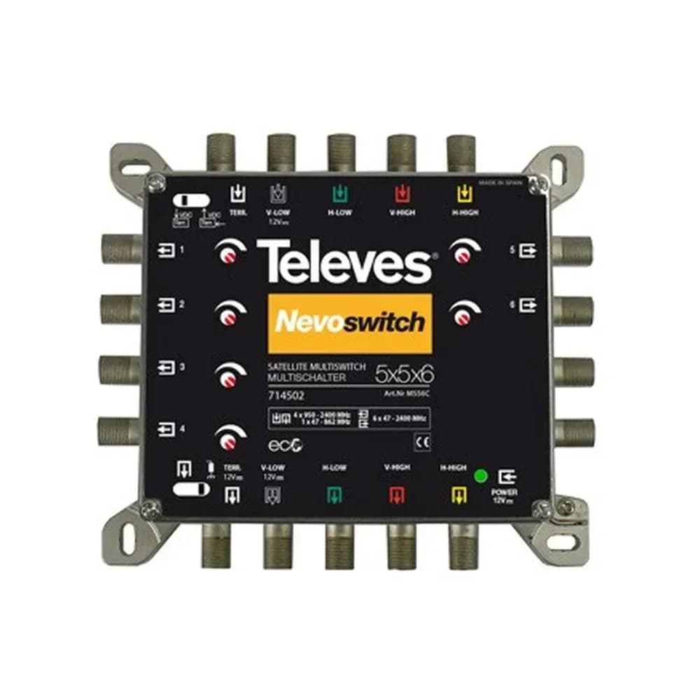 Televes Multischalter 5 in 6 Guß MS56C