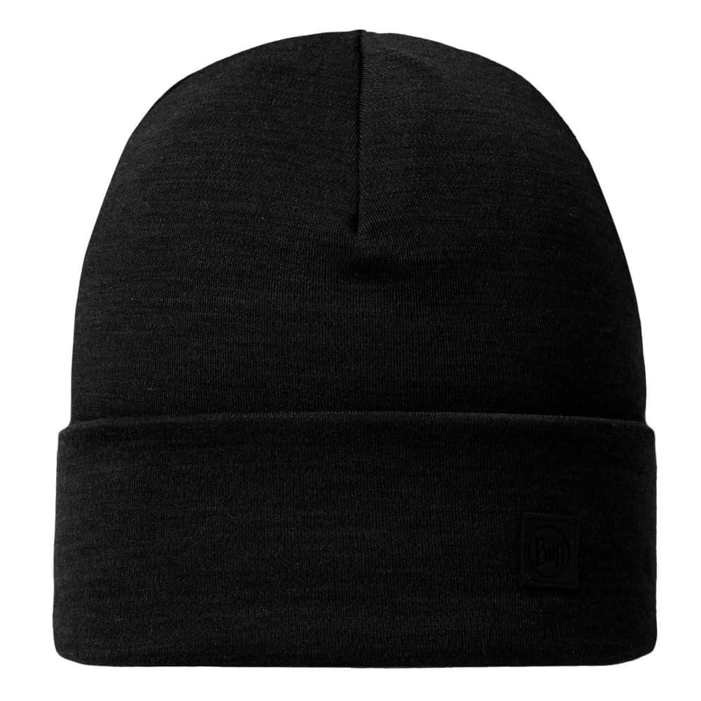 Buff Skimütze Merino Heavyweight Beanie 999 SOLID BLACK
