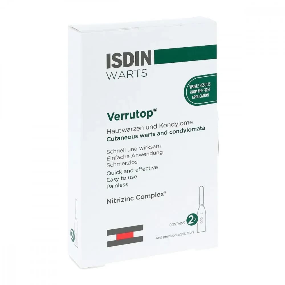 ISDIN WARTS Verrutop 2X0.1 ml Ampullen