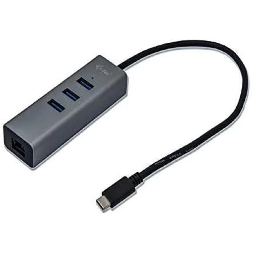 i-tec USB 3.0 Metal HUB 3 Port mit Gigabit LAN Adapter