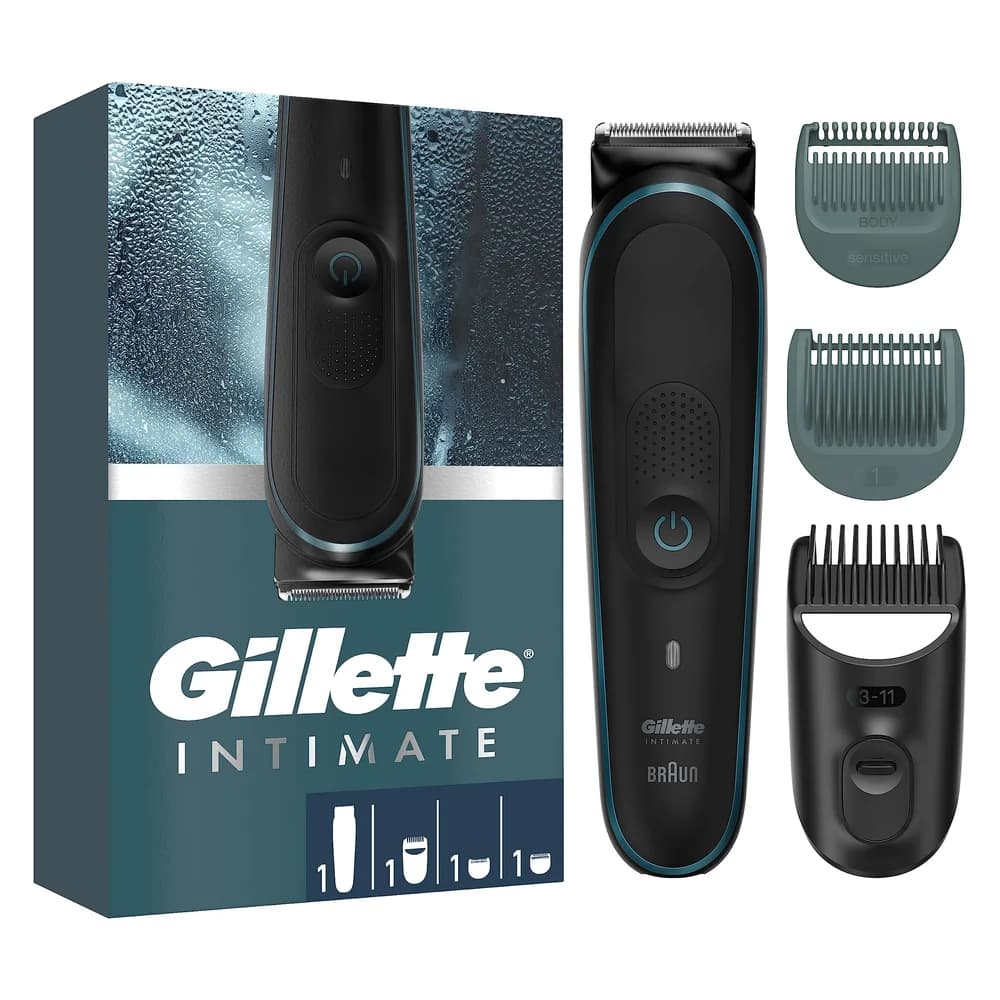 Gillette Gesichtshaarrasierer Intimate Hair Trimmer i5 schwarz