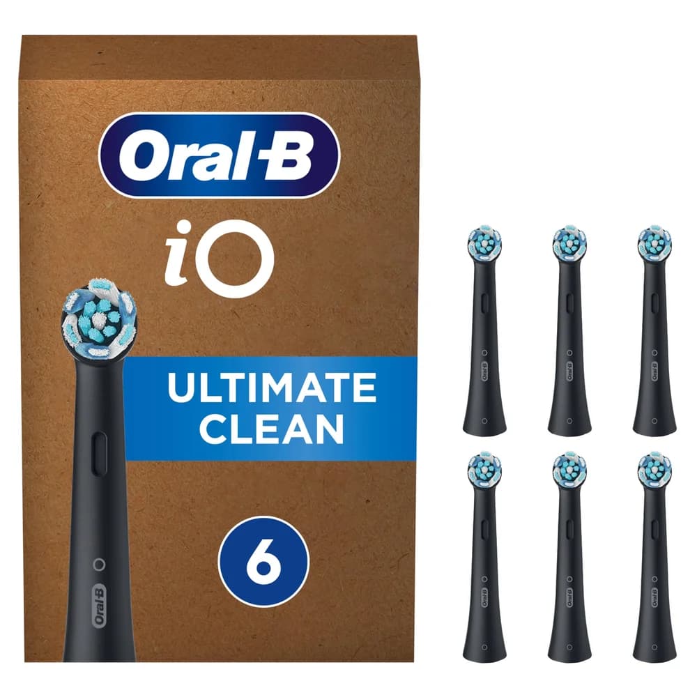 ORAL-B Aufsteckbürsten iO Ultimative Reinigung 6er schwarz