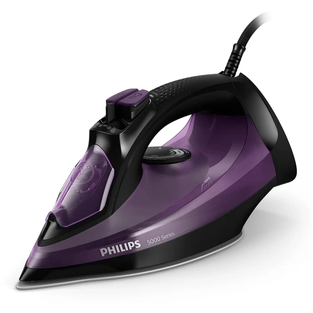 Philips Dampfbügeleisen 5000 Series mit SteamGlide Plus Bügelsohleviolett (DST5030/80) - Lila
