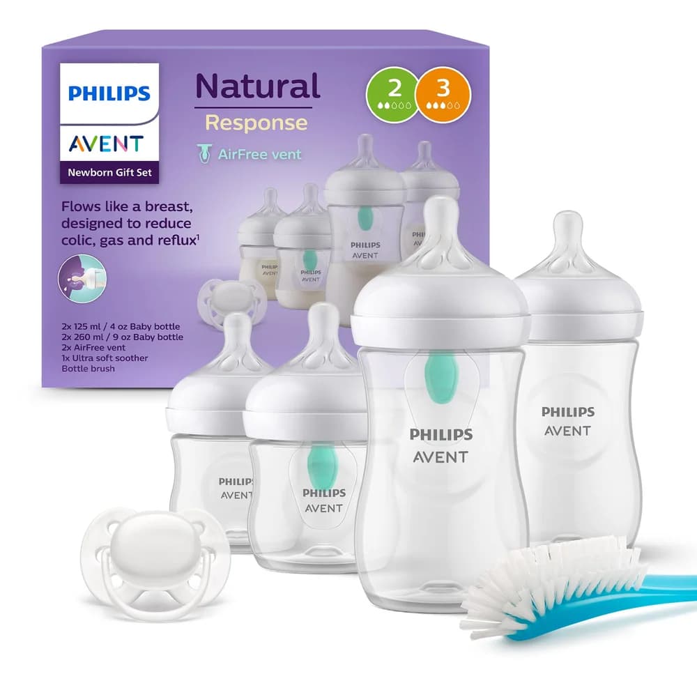 Philips Avent Natural SCD657/11 Airfree Starterset Ab 0 Monaten 5 Stück