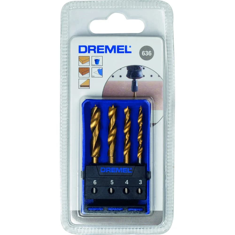 DREMEL Holzbohrer Holz-Bohrersatz (4 Stk 26150636JA