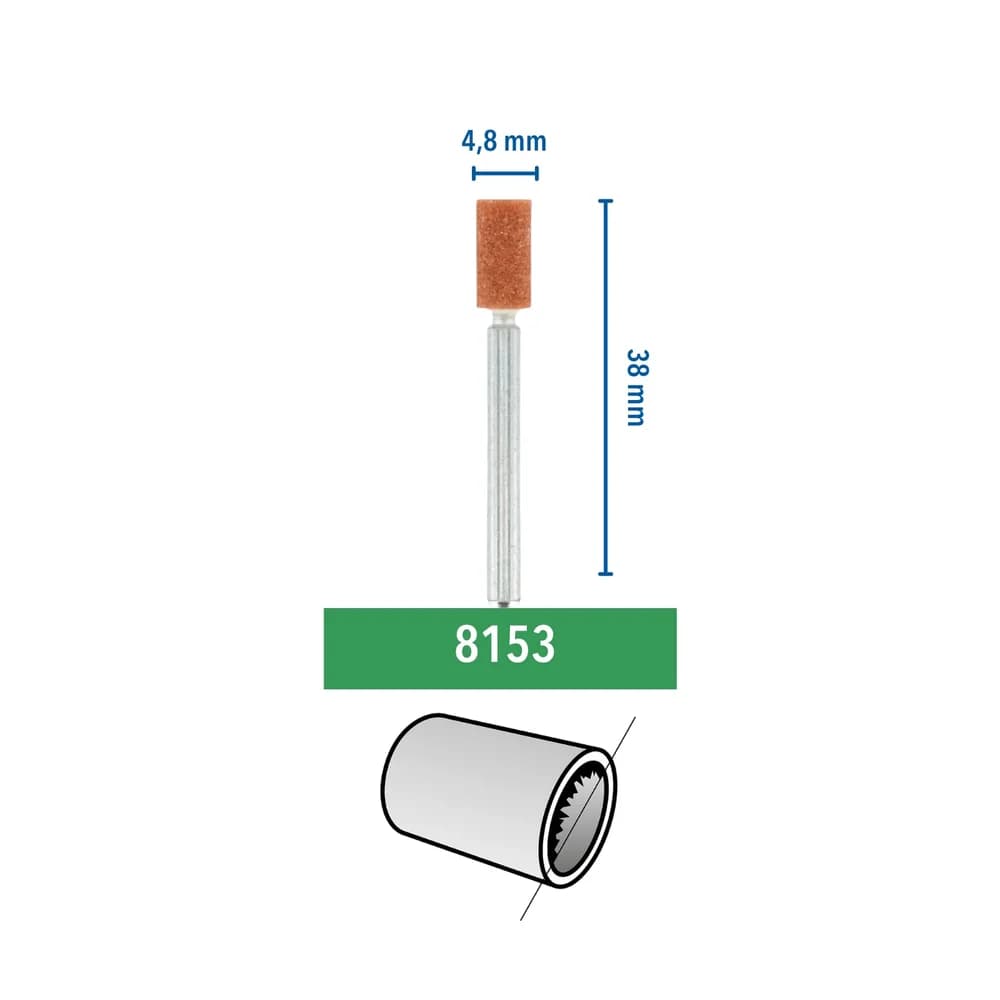 DREMEL Schleifstift Dremel 8153 Alu.Ox-Schleifstein D4,8 mm VE3