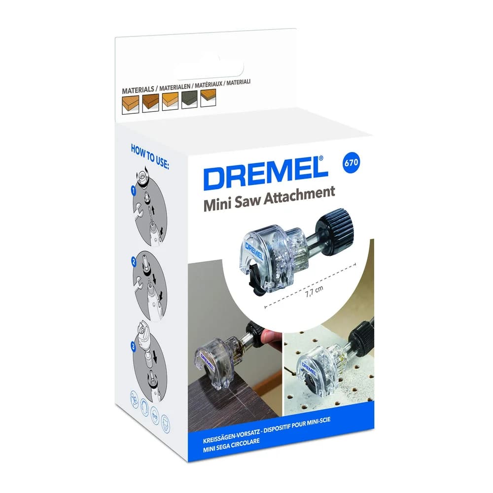 DREMEL Kreissägenvorsatz-Gerät »670«, 5 cm - silberfarben