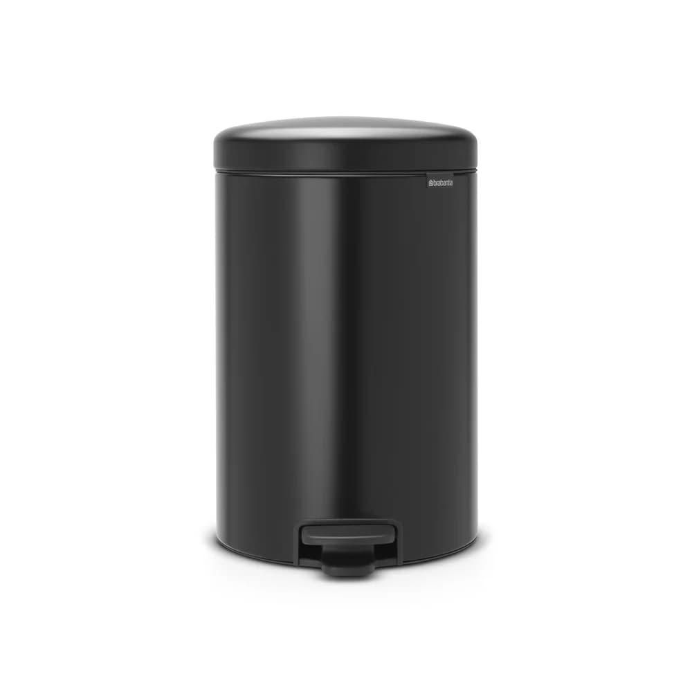 Brabantia newIcon Tretmülleimer 20 Liter schwarz