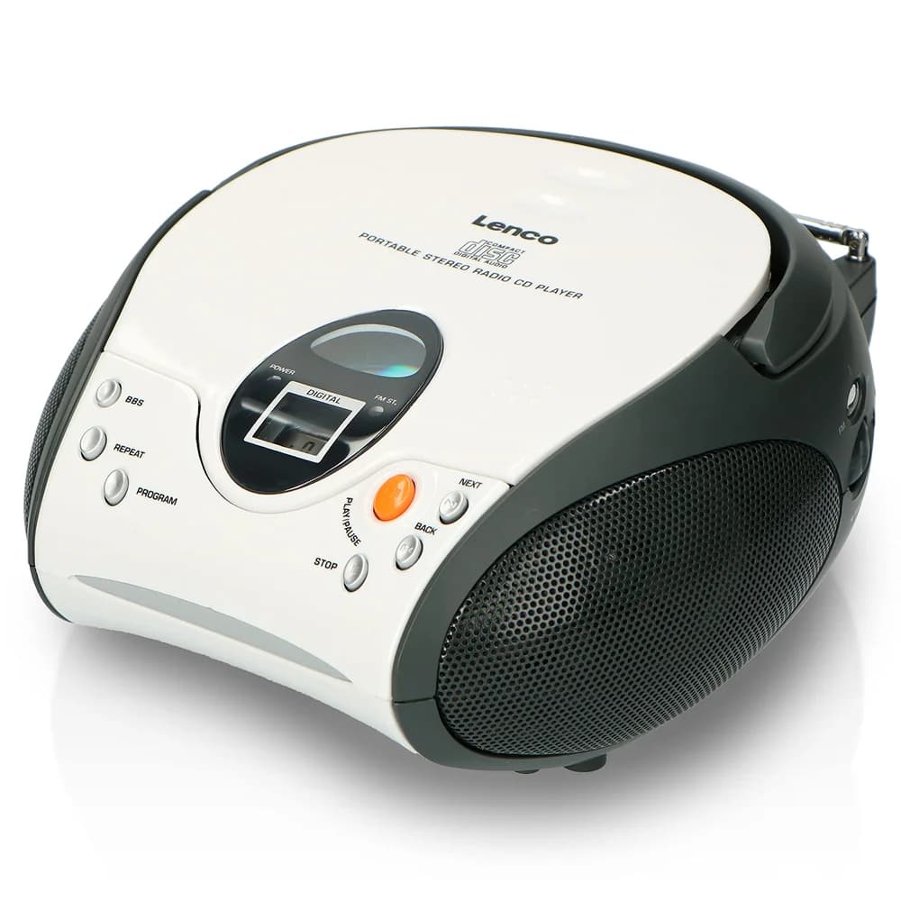 Lenco Boombox weiß