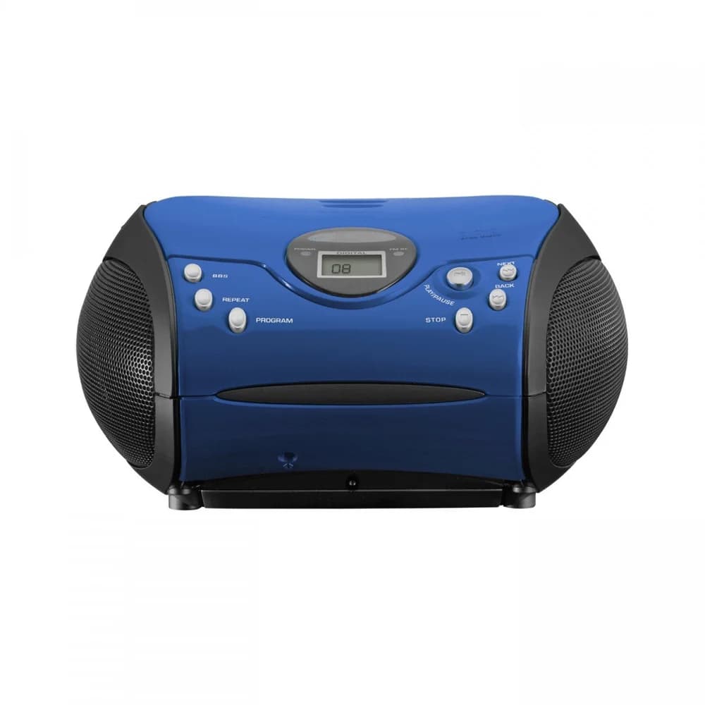 Lenco SCD-24 blau/schwarz