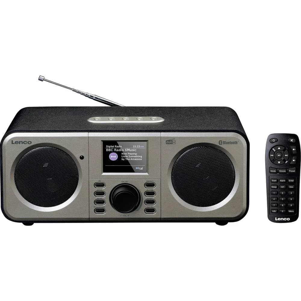 Lenco DAB+ Radio DAR-030 Stereo Bluetooth schwarz