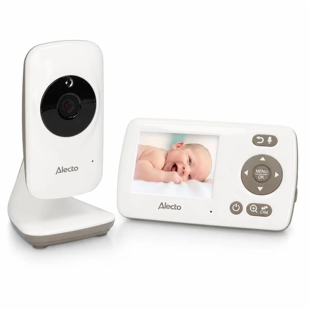 Alecto DVM71 Babyphone 2,4 Zoll Farbdisplay mit Kamera