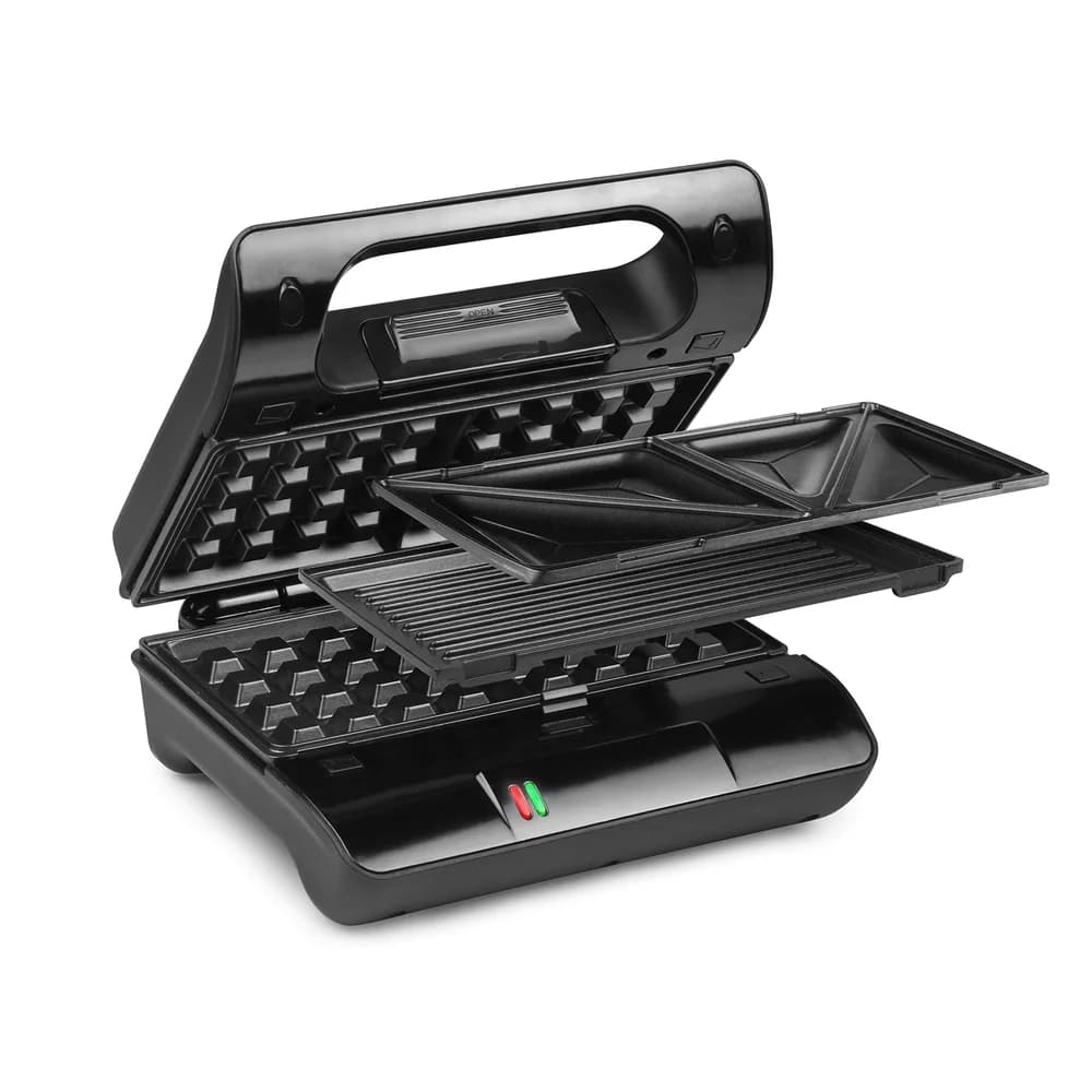 PRINCESS Sandwich-Waffel-Grill 3 Platten 800W 117002-01-001