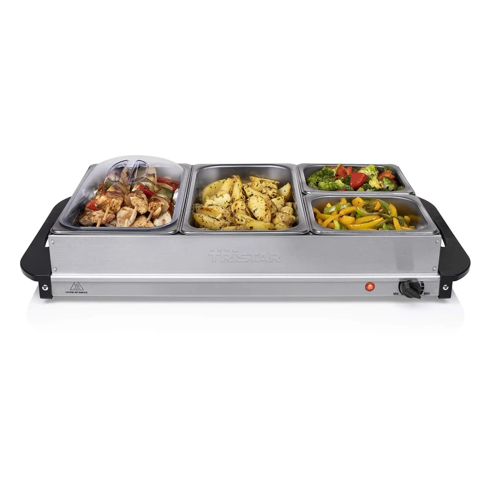 Tristar Buffet Server Buffetwärmer Bratfläche 52,5x34,0cm BP-6285