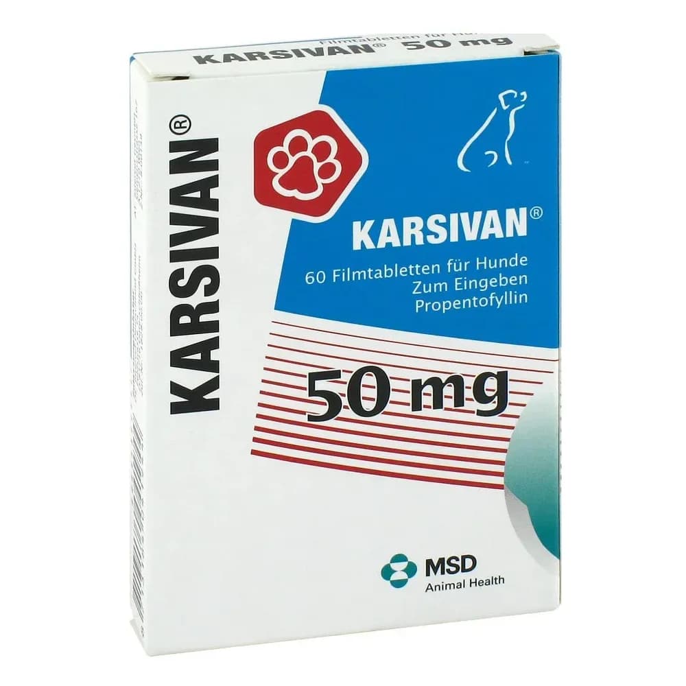 Karsivan 50 veterinär Filmtabletten