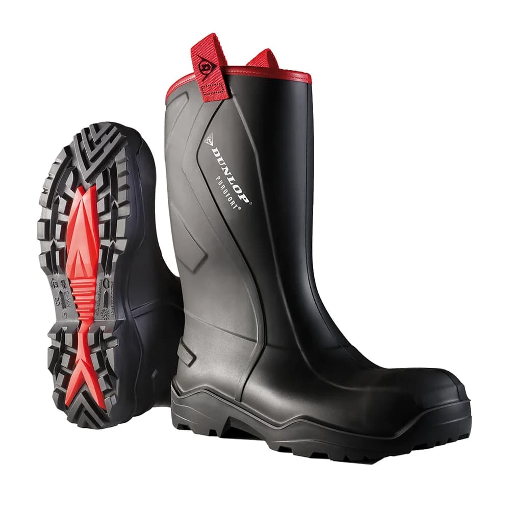 Sicherheitsstiefel S5 "Purofort+ Rugged" - 48 - schwarz