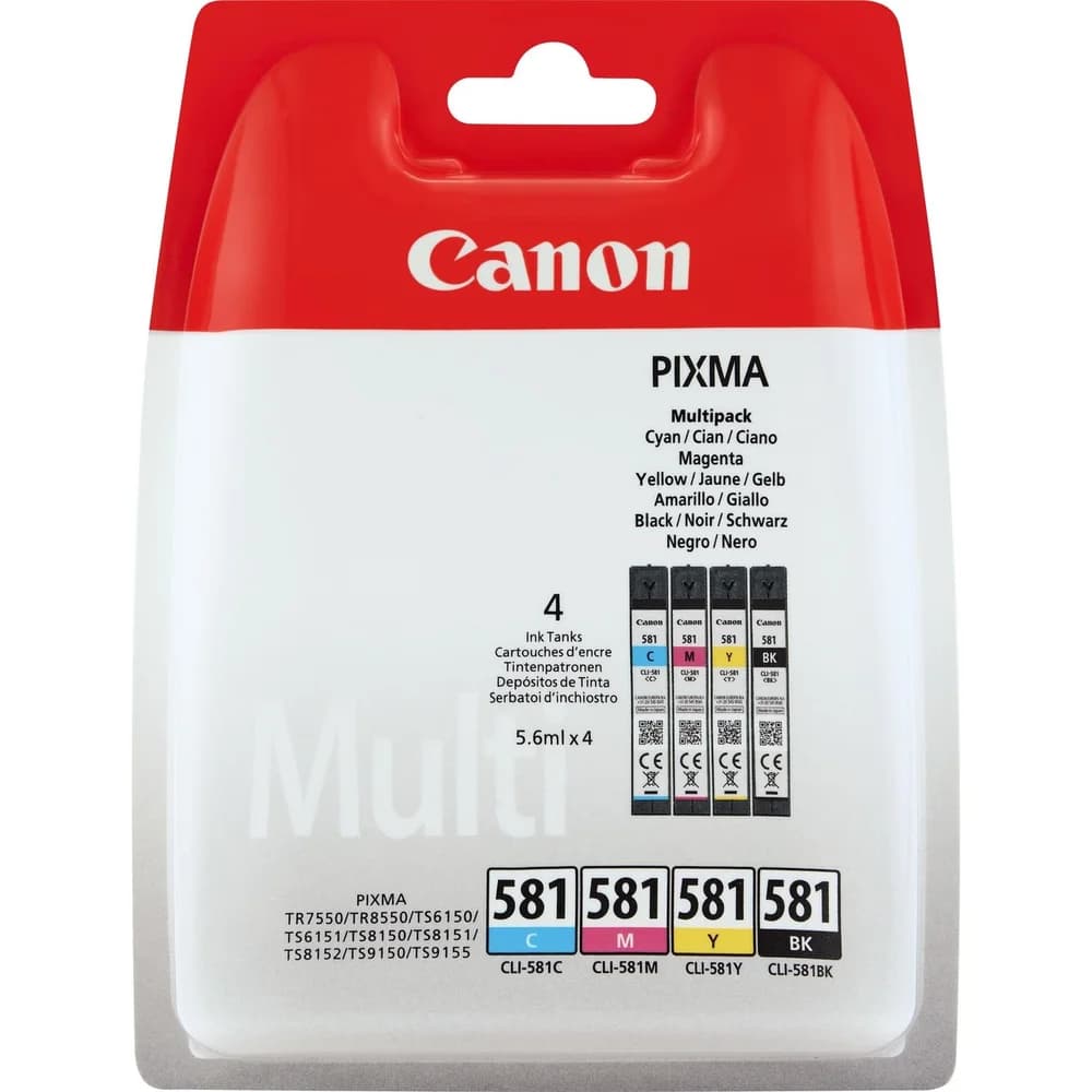 Canon Original CLI-581 Druckerpatronen - 4er Multipack