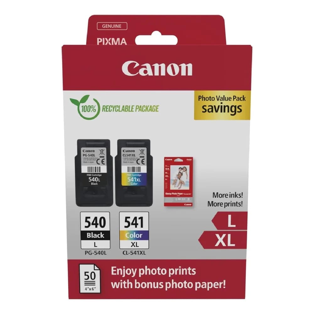 Canon PG540L/CL541XL Photo Value Pack
