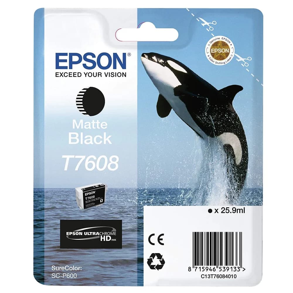 Epson T7608 (C13T76084010) Druckerpatrone Mattschwarz