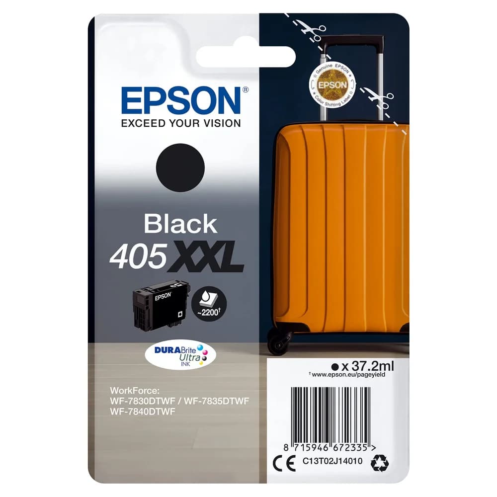 Epson Original 405XXL Koffer Druckerpatrone schwarz (C13T02J14020 )