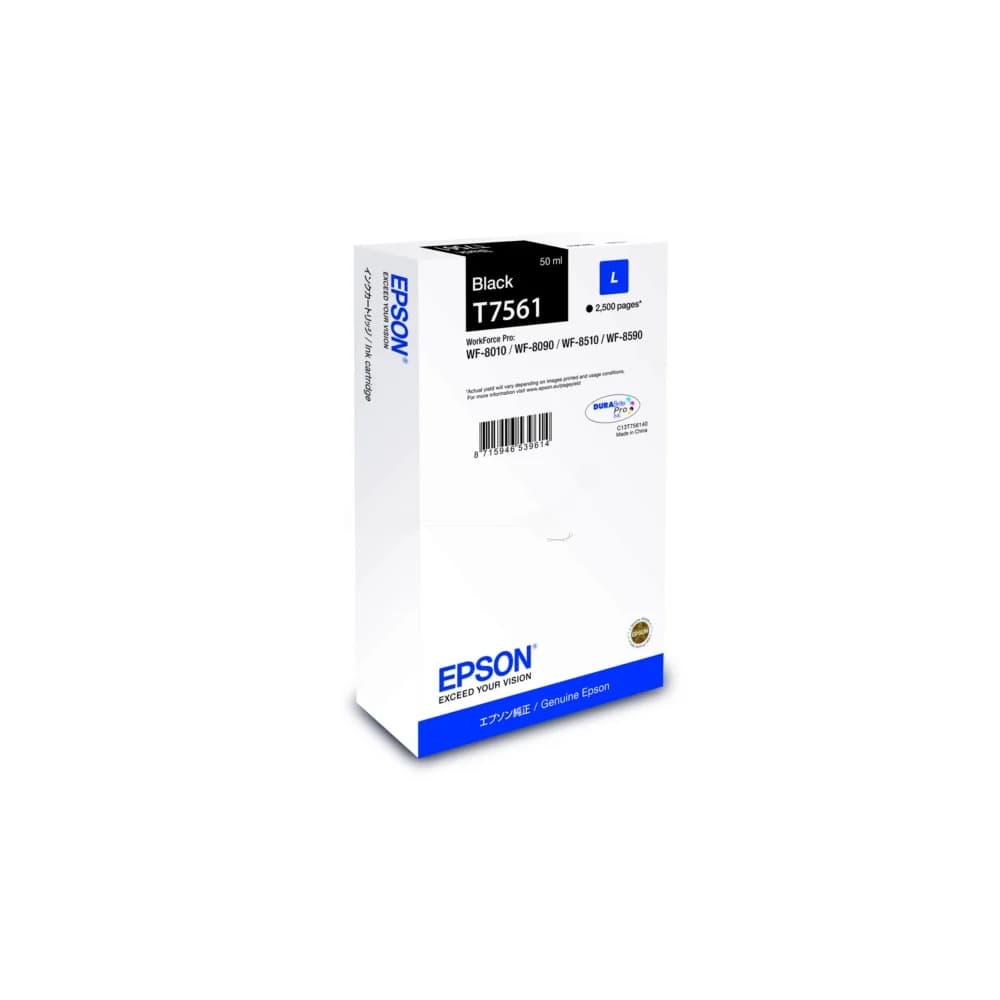 Epson Tintenpatrone »T7561L« schwarz