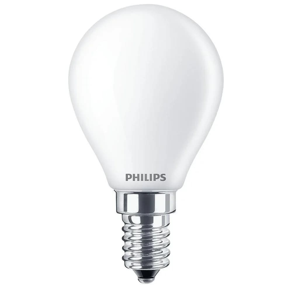 LED Lampen E14 Kugel 4,3W = 40W 470lm 2700K Warmweiß PHILIPS