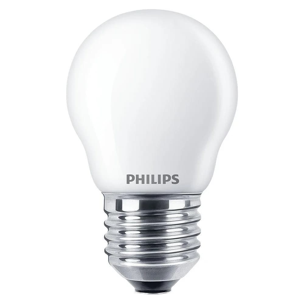 PHILIPS LED E27 4,3W (40W) Tropfen 470lm 2700K matt