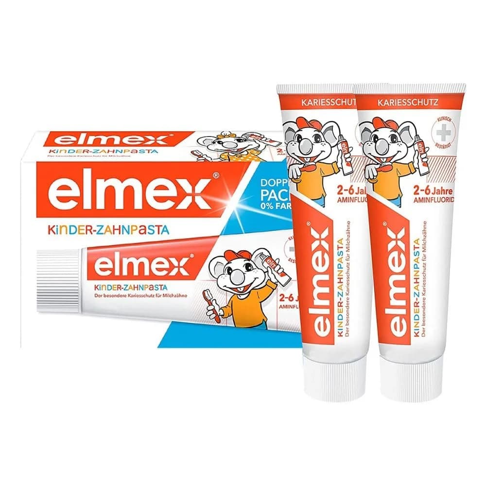 Elmex Kinderzahnpasta 2-6 Jahre Duo Pack