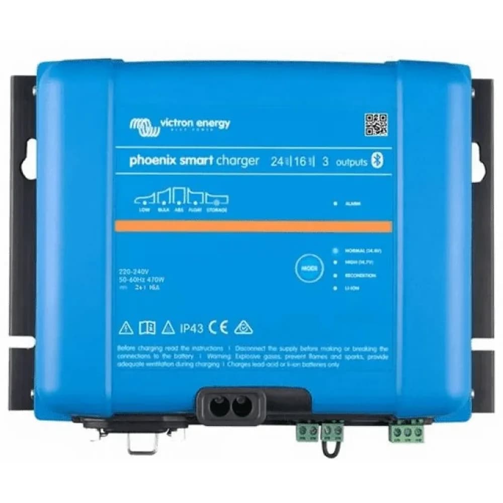 Victron Energy Phoenix Smart IP43 Ladegerät 24/16(3) 230V - Blau