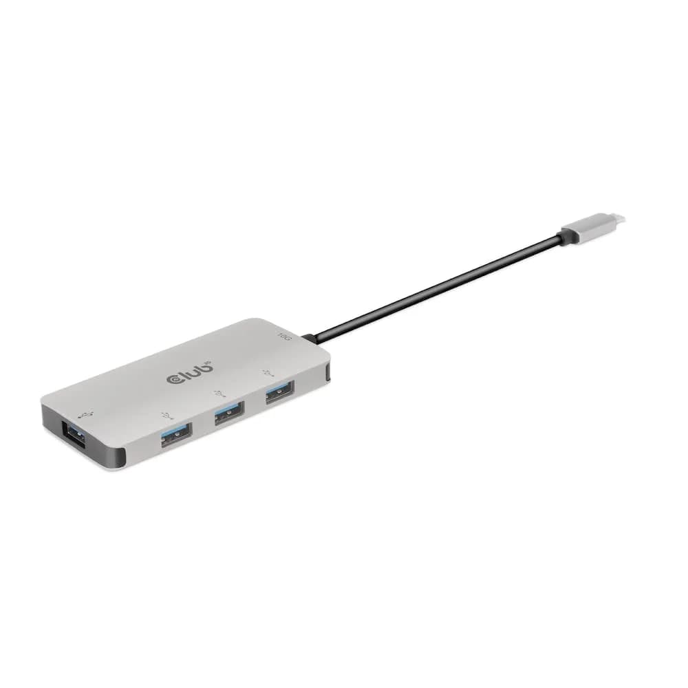 CSV-1547 - hub - 4 ports USB-Hubs - USB 3.2 - 4 - Grau