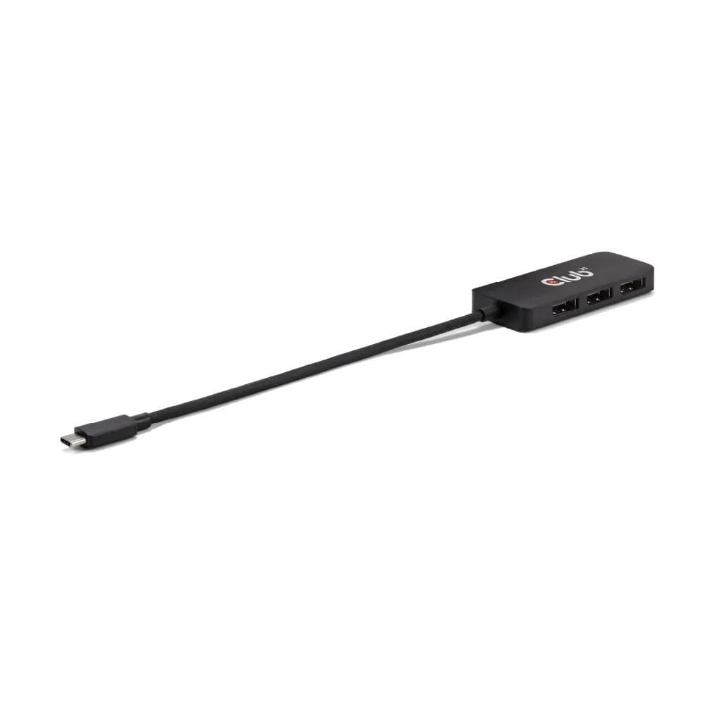 CLUB3D USB-C® to Triple DisplayPort™ MST Hub 4K60Hz