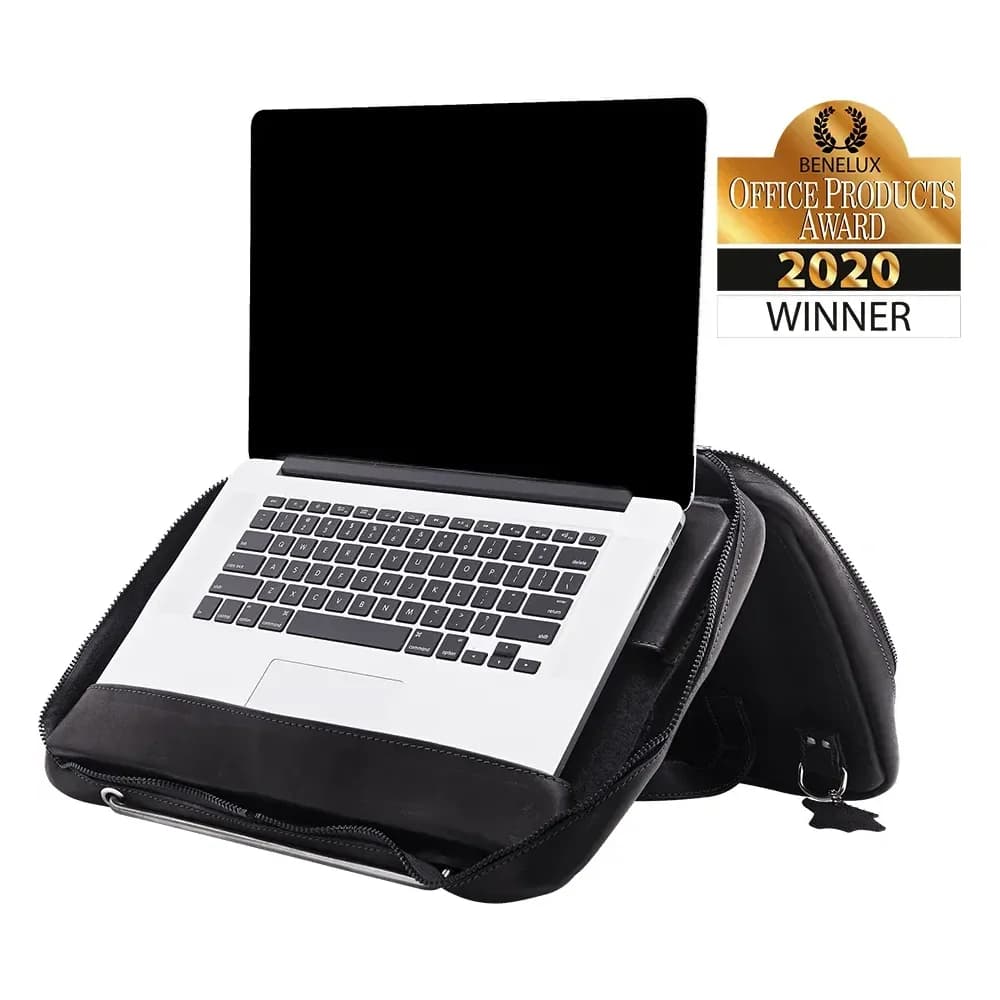 R-Go Tools Laptoptasche RGOAVLAPBL 15.6 Leder 450 x 65 x 340 mm Schwarz