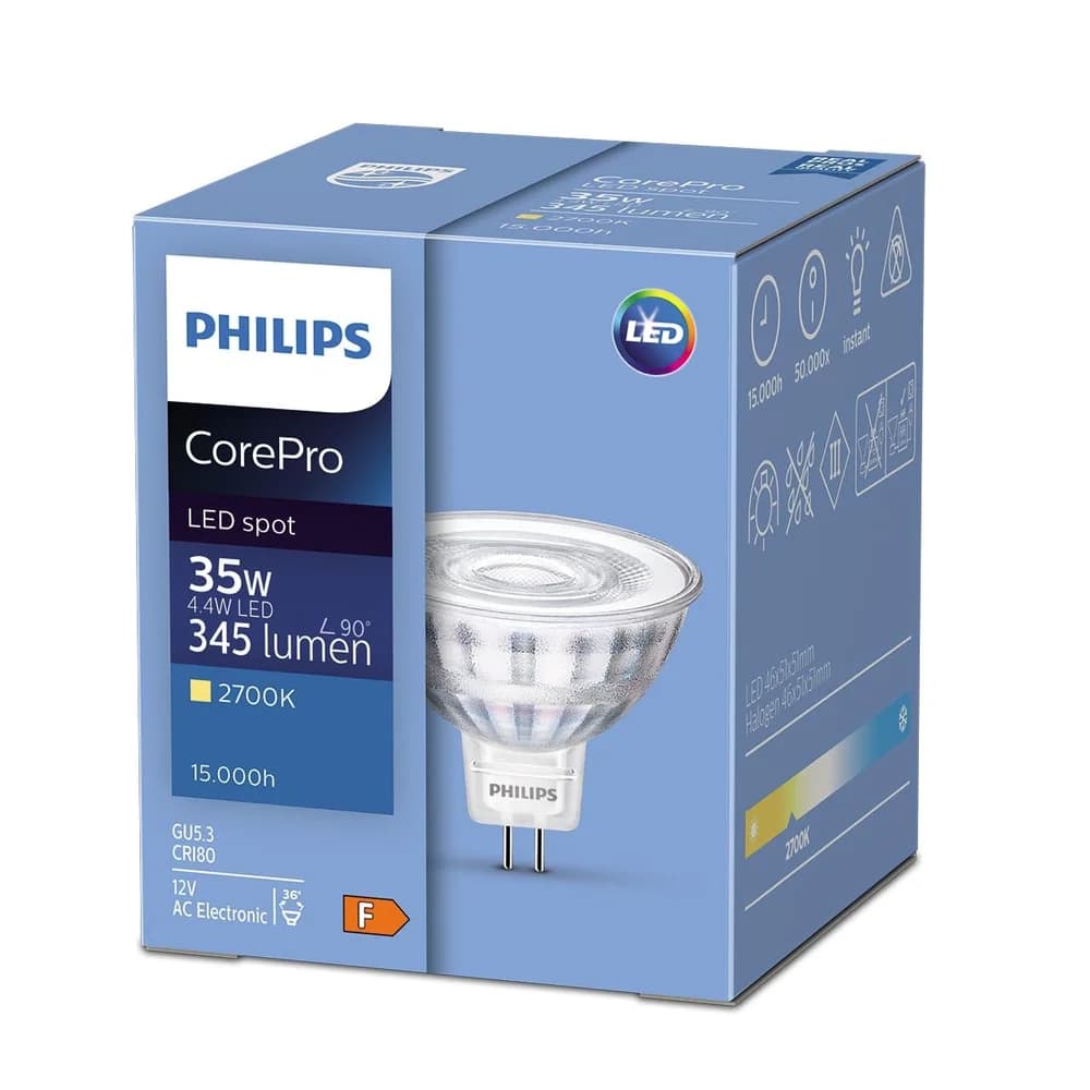LED-Leuchtmittel CorePro LEDspot ND 4,4-35W MR16 827 36D