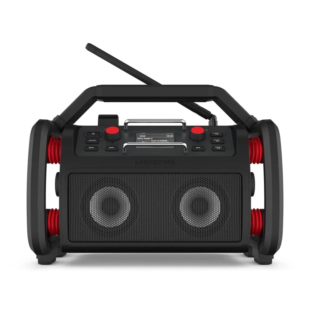 PERFECTPRO ROCKPRO Baustellenradio RP2 Schwarz