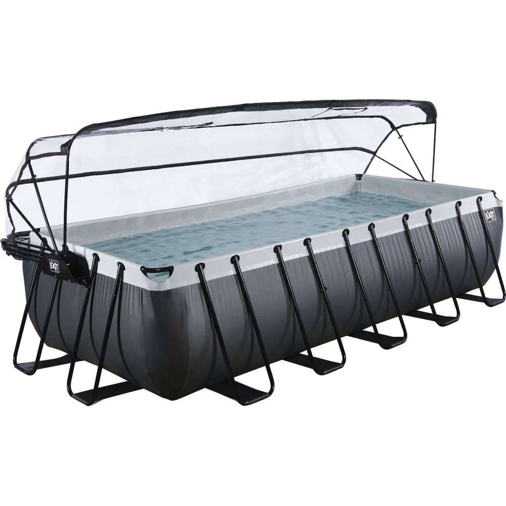 EXIT Toys Pool »Black Leather Pools«, Breite: 335 cm, 13465 l, schwarz