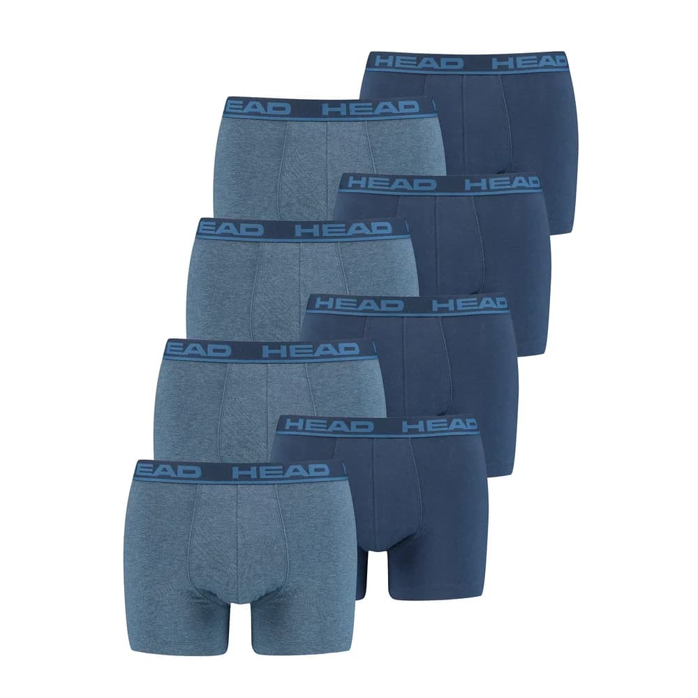 HEAD Herren Boxershort Basic Boxer 2er Pack - Blue Heaven 003 - M
