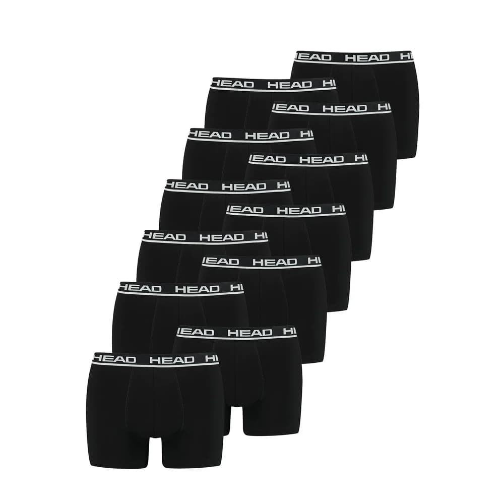 HEAD Herren Boxershort Basic Boxer 2er Pack - Black 005 - XL